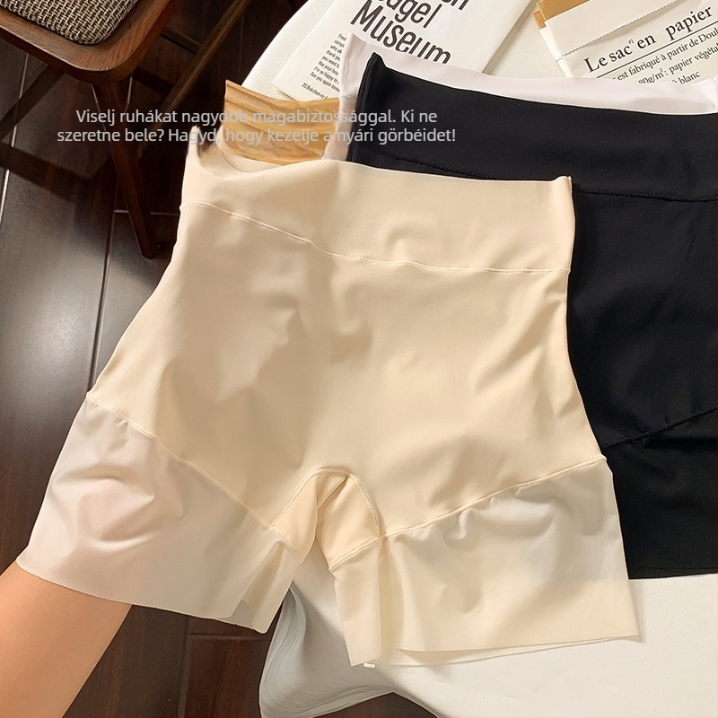 Női magas derekú boxer brief, 10A pamut antibakteriális alsó rész, varrat nélküli, két az egyben, egyszerű női alsónemű