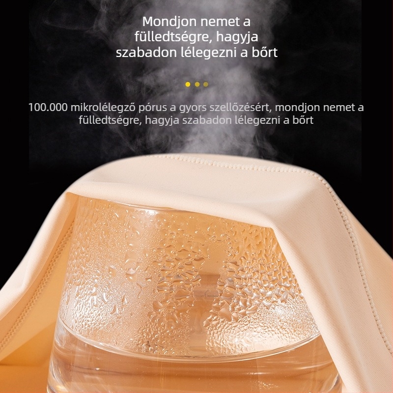 Női Ice Silk gyorsan száradó boxeralsó, középmagasságú, légáteresztő, pamutbetéttel, átlátszatlan