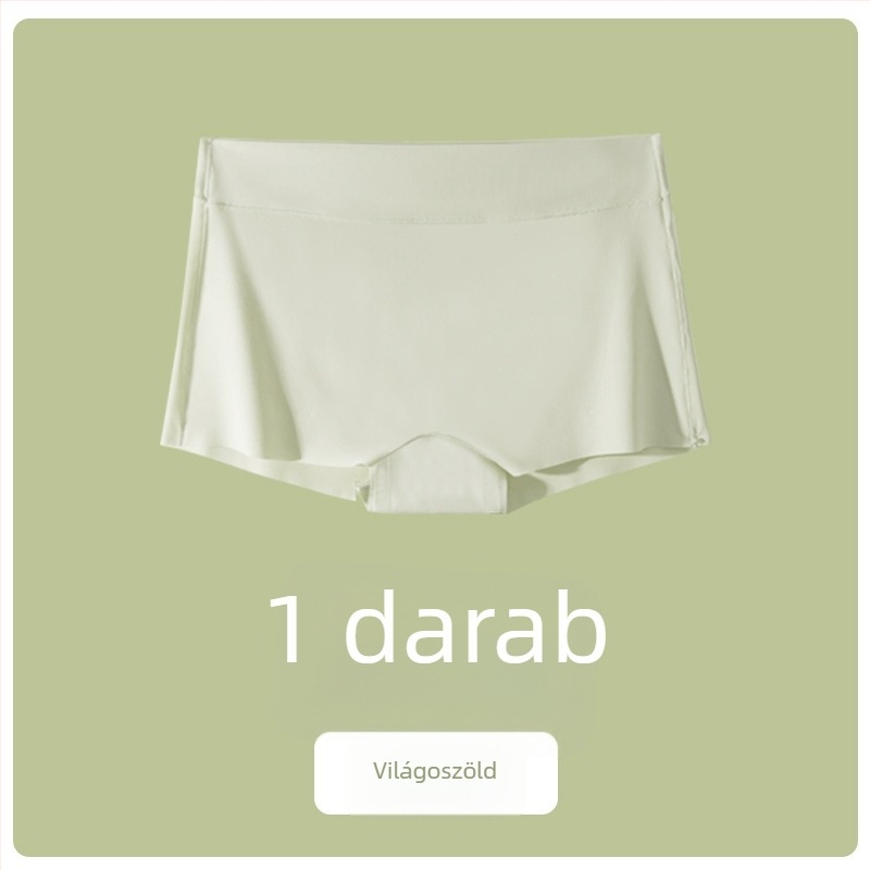 Női Ice Silk gyorsan száradó boxeralsó, középmagasságú, légáteresztő, pamutbetéttel, átlátszatlan