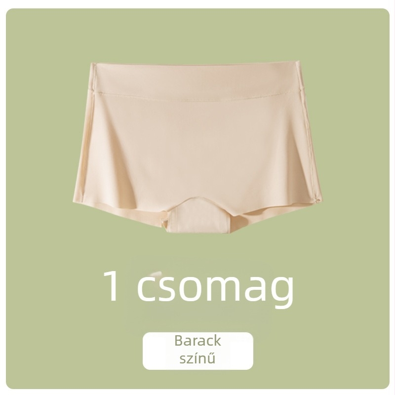 Női Ice Silk gyorsan száradó boxeralsó, középmagasságú, légáteresztő, pamutbetéttel, átlátszatlan