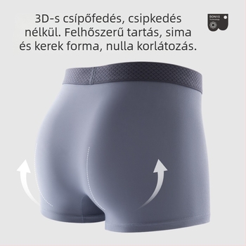 Bonas 50S Modal férfi boxeralsó, nagy méret, antibakteriális ágyéktáj, légáteresztő