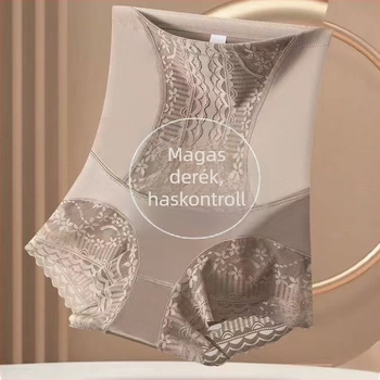 Női magas derekú alakformáló alsónemű, haskontroll és csípőemelés, plusz méret.
