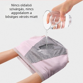 Lányoknak készült pamutból készült menstruációs bugyi, szivárgás elleni védelem