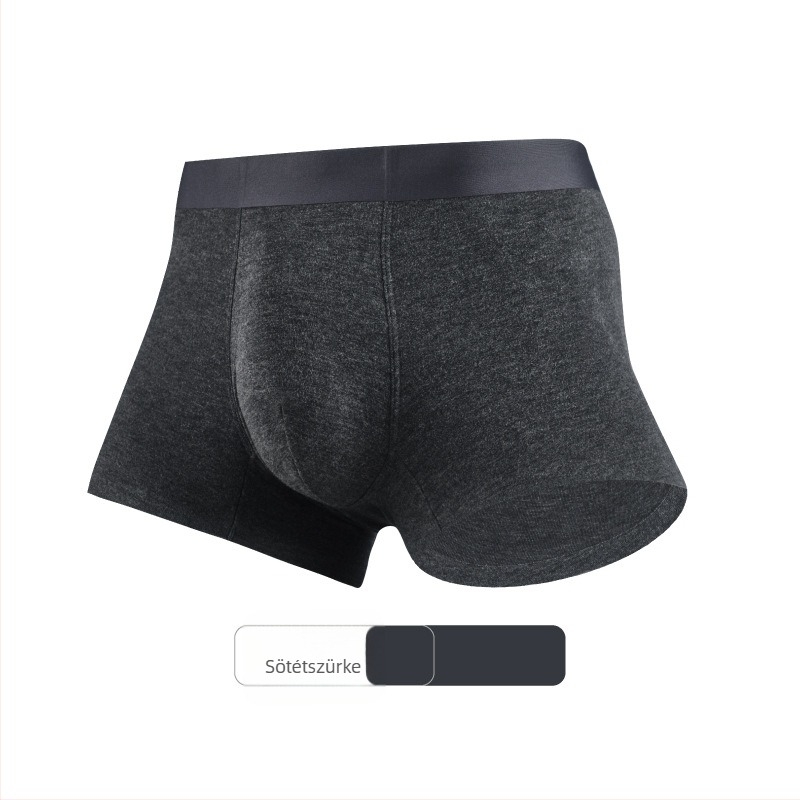 Meleg, bolyhos felületű férfi boxer briefek, 10A, középmagas derék, légáteresztő, laza szabás, őszi-téli viselet