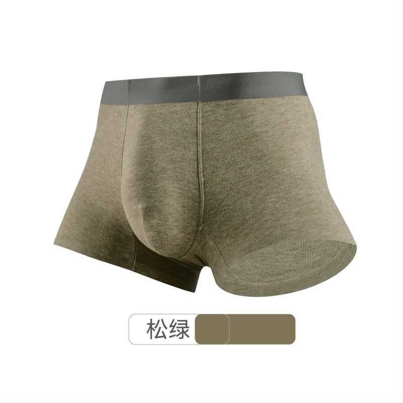 Meleg, bolyhos felületű férfi boxer briefek, 10A, középmagas derék, légáteresztő, laza szabás, őszi-téli viselet