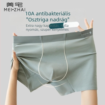Antibakteriális férfi alsónemű osztriga kivonattal, 50 pár pamut boxer rövidnadrág, nagy méret