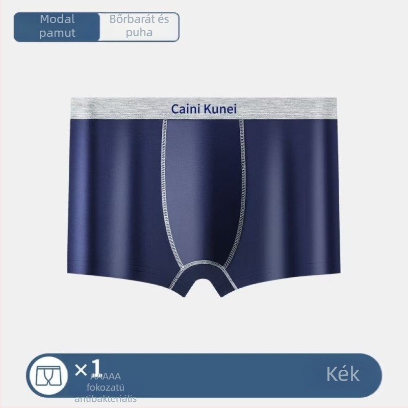 2025 Modal férfi boxeralsó, lélegző, grafén antibakteriális réteggel az ágyék környékén, minimalist stílus