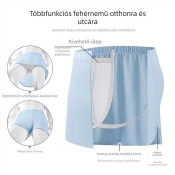 Férfi nyitott ágyékú boxeralsó, vékony ice silk anyagból, gyorsan száradó, légáteresztő