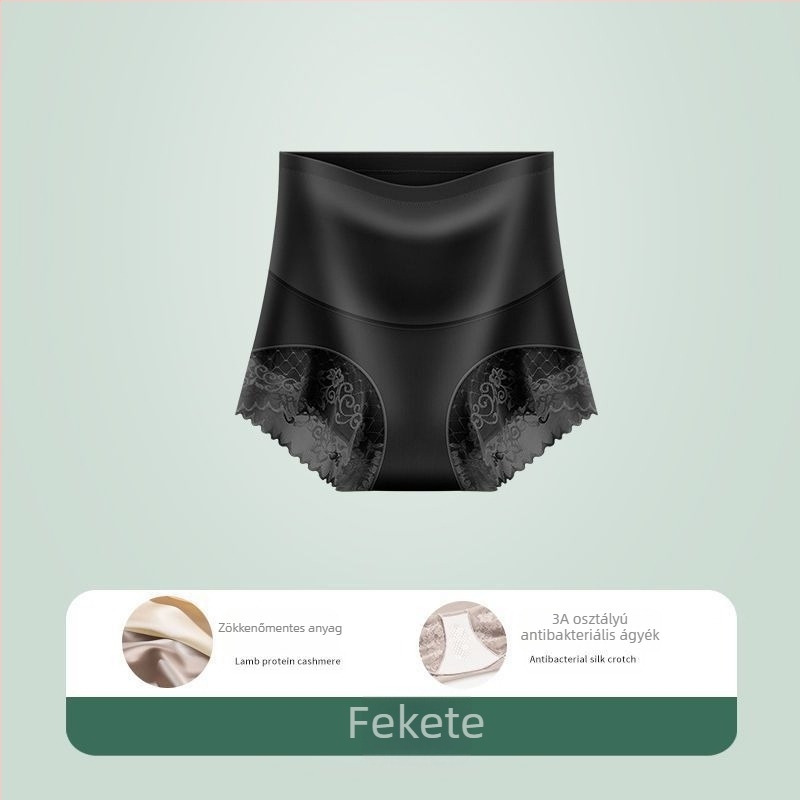 Női magas derekú alakformáló alsó, haskontroll és fenékemelés, csipkés derekavonal