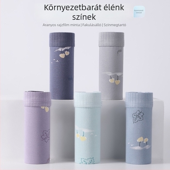 Férfi pamut boxeralsó, antibakteriális, plusz méret, rajzfilm mintával