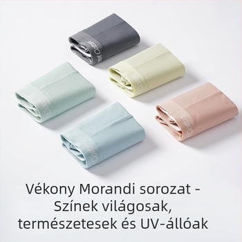 Férfi pamut boxer, légáteresztő és antibakteriális, 100% pamut, középmagas derék, egyszínű