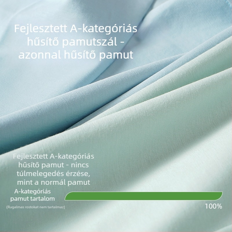 Férfi pamut boxer, légáteresztő és antibakteriális, 100% pamut, középmagas derék, egyszínű