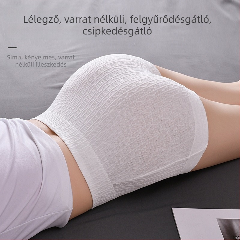 60S pamut női magas derekú boxer brief, testformázás, fenékemelés, haskontroll, antibakteriális
