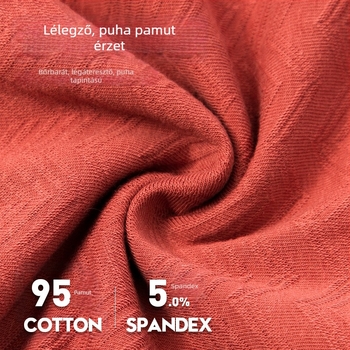 Férfi pamut boxer brief, lélegző és antibakteriális belső résszel, modern design