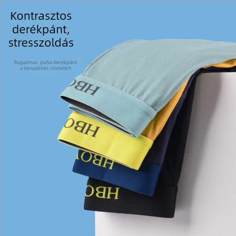 Modal férfi boxeralsó mágneses ágyékrésszel és előmelegített alappal, kényelmes, lélegző, középmagas derekú, kiváló minőség