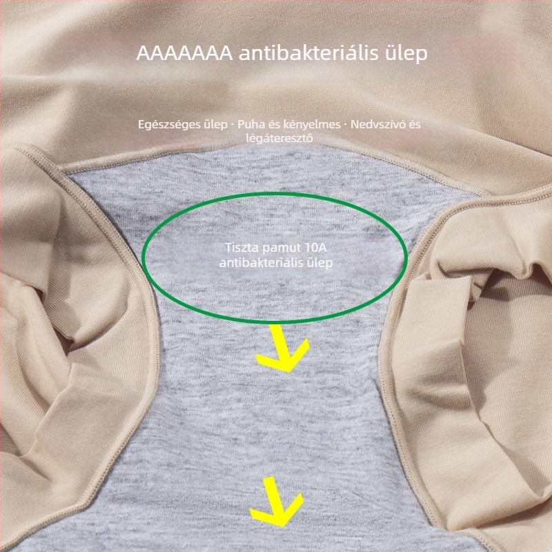 Női Modal boxer rövidnadrág antibakteriális pamut béléssel, 17 cm hosszabbítással, nem szorít, négyszögletes szabás