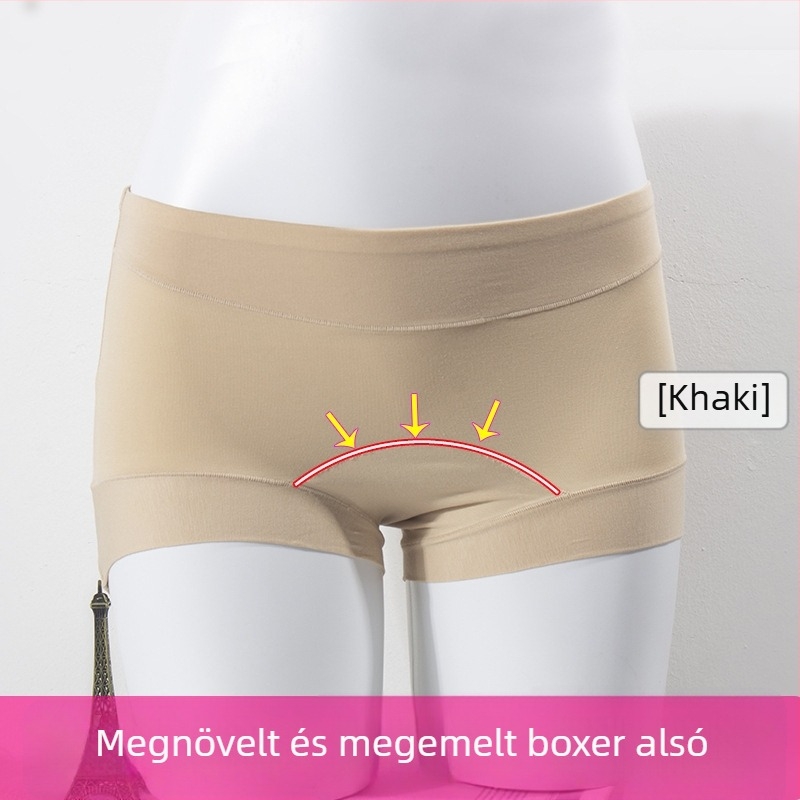 Női Modal boxer rövidnadrág antibakteriális pamut béléssel, 17 cm hosszabbítással, nem szorít, négyszögletes szabás