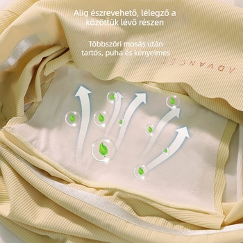 Női boxeralsó, Ice Silk anyag, sima szövés, középmagas derekú, pamut ágyékkal a szeméremtájék környékén