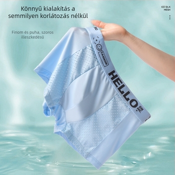 Férfi boxeralsó - lélegző Ice Silk, poliészter 95–100%, középmagas derekú