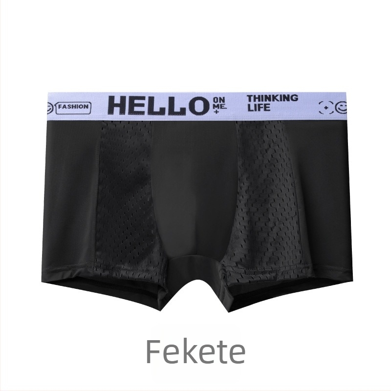 Férfi boxeralsó - lélegző Ice Silk, poliészter 95–100%, középmagas derekú