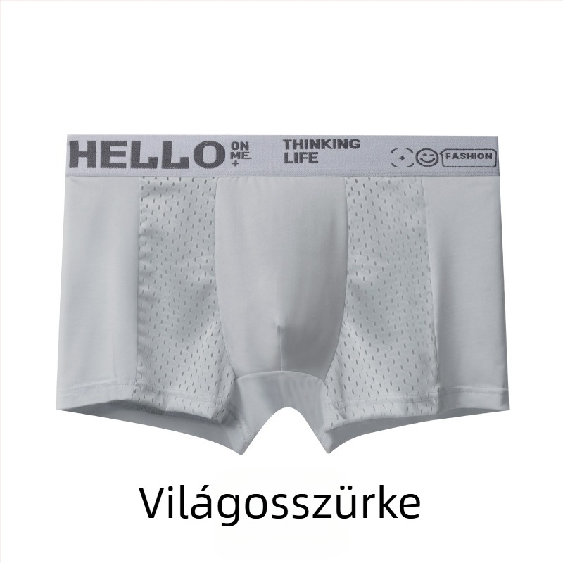 Férfi boxeralsó - lélegző Ice Silk, poliészter 95–100%, középmagas derekú