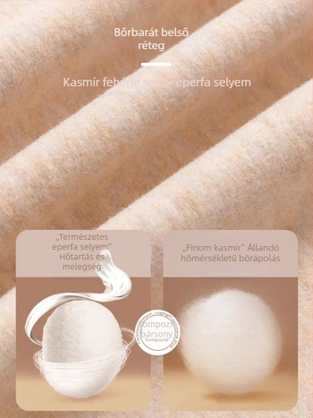Derong női selyem termo leggings belsővel, magas derekú, meleg őszi-téli időszakra