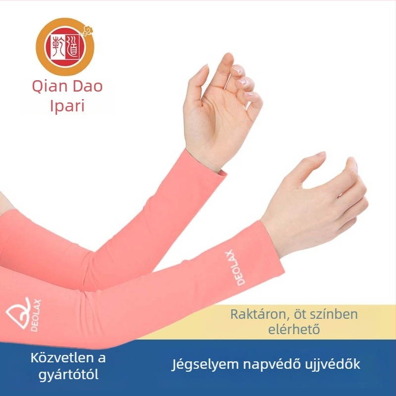 Uniszex UV-védős hűsítő Ice Silk karvédők külső sportokra (nyár, tavasz, ősz)