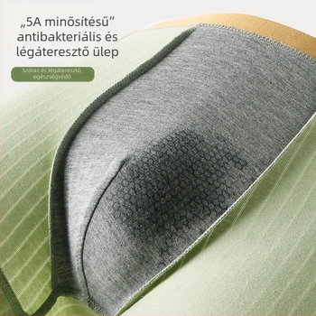 Pamut középmagasságú férfi boxerek, légáteresztőek, bőrbarátok, antibakteriálisak, belső rész viszkózból