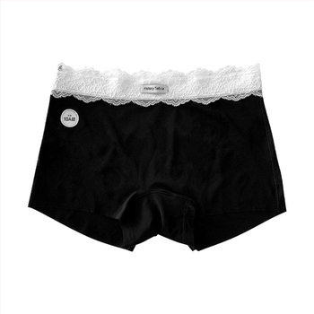 Női Ice Silk boxeralsó pamutbetéttel, könnyű nylon anyag, két az egyben nyárra