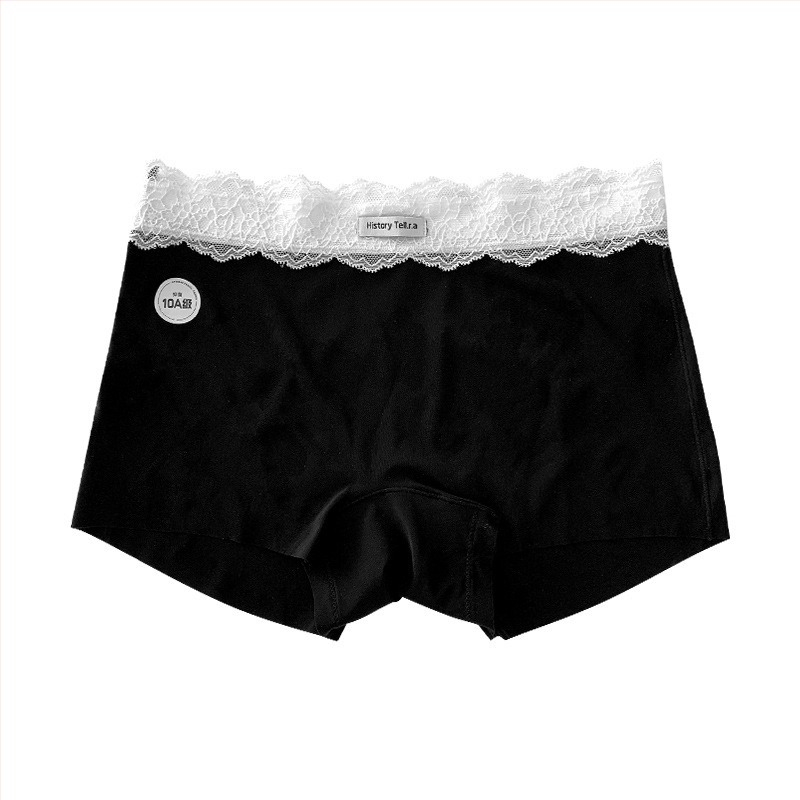 Női Ice Silk boxeralsó pamutbetéttel, könnyű nylon anyag, két az egyben nyárra
