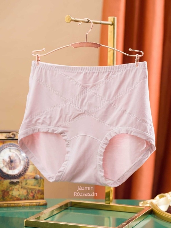 Magas derekú alakformáló alsó modal anyagból, has támasz, csípőemelés, lélegző (80–90% modal; nylon bélés)