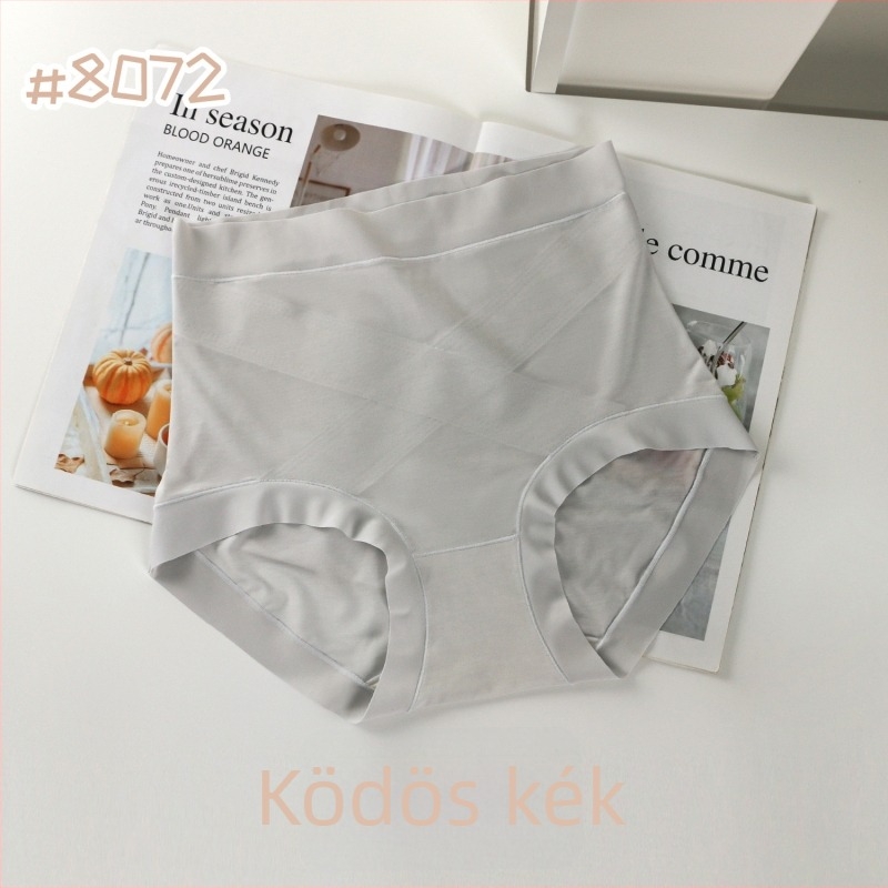 Női Lyocell bugyi Mulberry selyem béléssel, magas derék, hasi formázás, plusz méret, egyszínű
