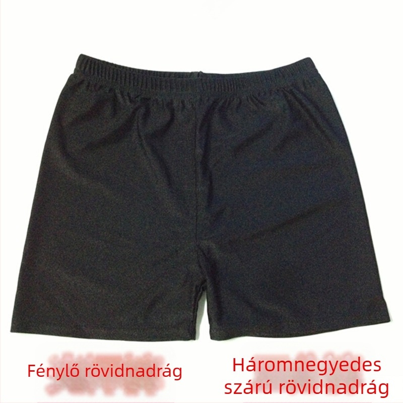 Nylon háromnegyedes leggings, vékony anyag, egyszínű mintázat, magas elasztikusság