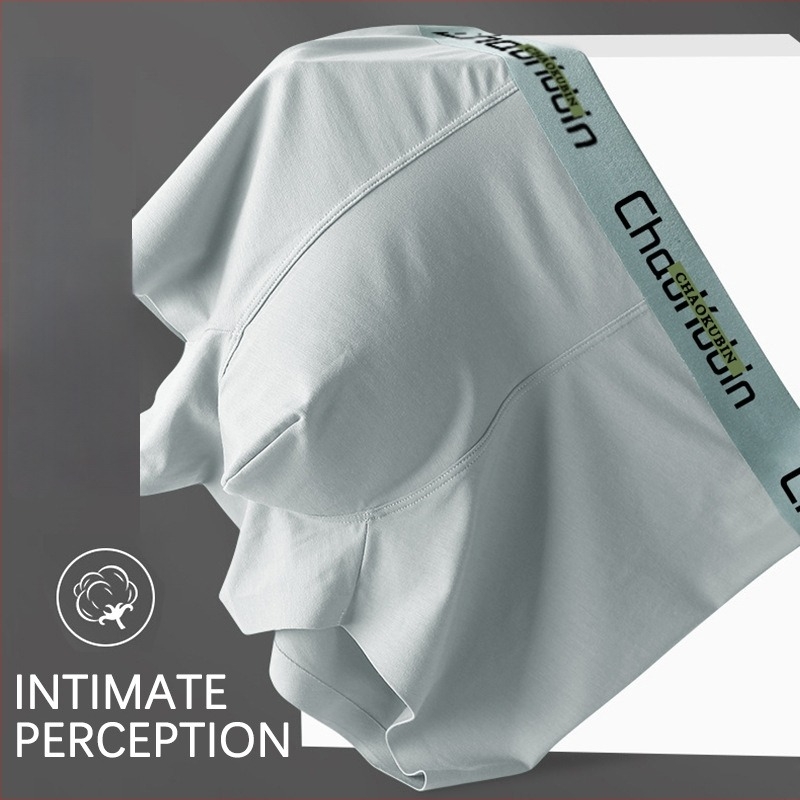 Férfi pamut boxer brief, lélegző, antibakteriális, középmagas derékvonal, fő anyag 95–100% pamut, ágyék rész 50–70% pamut