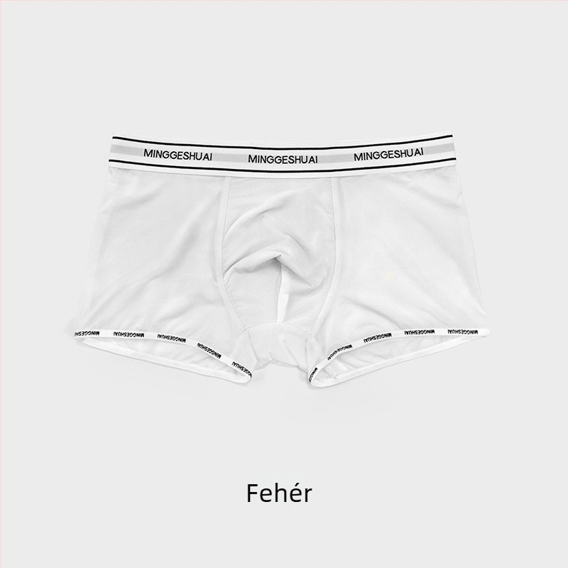 Jégselyem férfi boxeralsó – lélegző, középmagas derék, kötött nylon anyag Modal béléssel