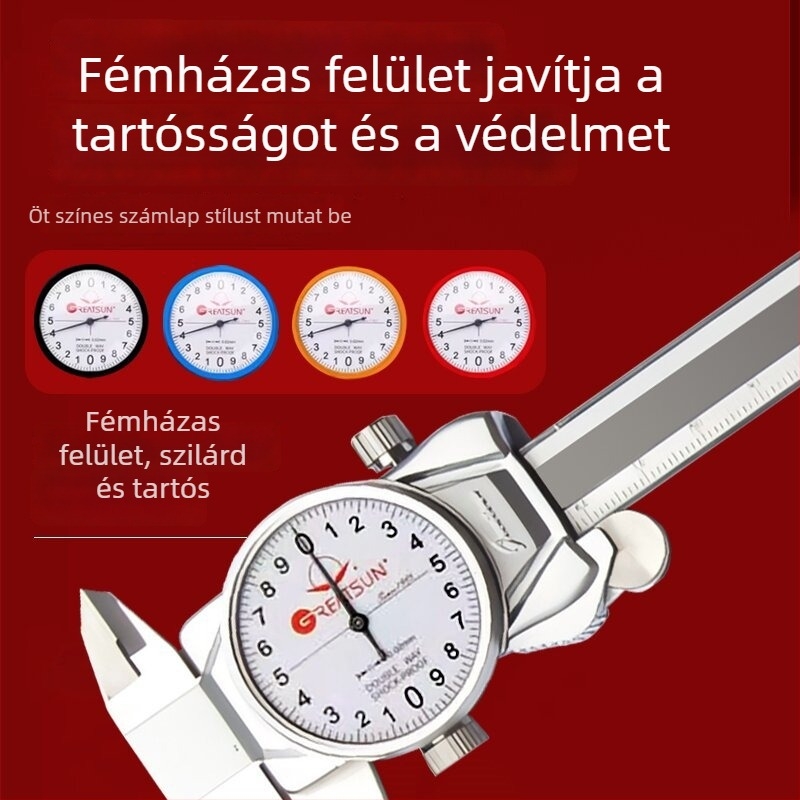 Dayang fantom dial tolómérő 0-150 mm, pontosság 0.02/0.01 mm, rozsdamentes acél