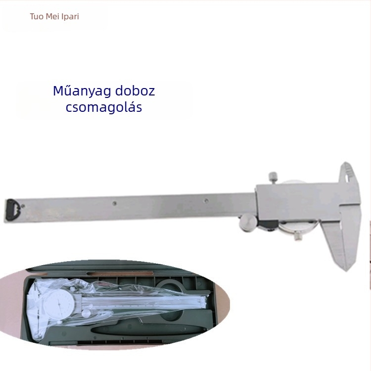 Digitális vernier tolókaliper, 0-150mm, felbontás 0.02mm, szénacél