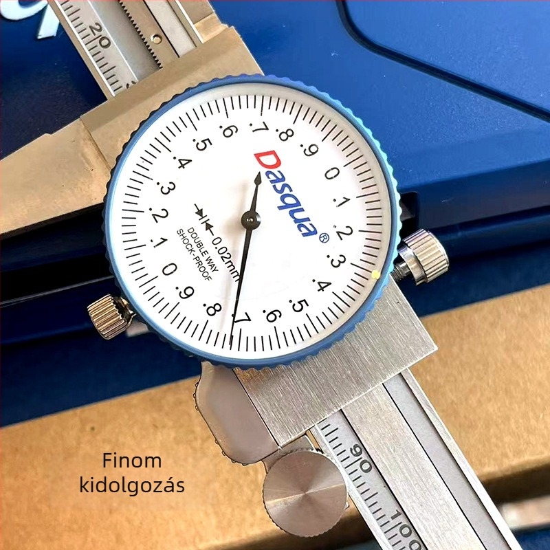 Dashi Keyi dial tolómérő — kettős ütésállóság, nagytudású ipari Vernier tolómérő, mérési tartomány 0–300 mm