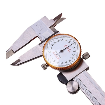 Shanggong 0-150 mm vernier tolómérő dialkal, 0,02 mm felbontás