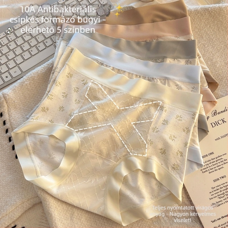 Lyocell női boxer-briefs, magas derék, emelő hatás, lélegző, gyorsan száradó