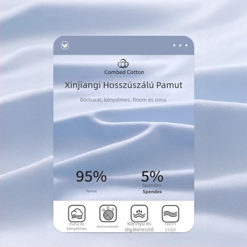 Tinédzser fiúknak boxeralsó, 100% pamut, antibakteriális, légáteresztő