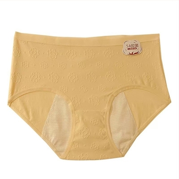Menstruációs fehérnemű pamutból, szivárgásmentes, középmagas derekú, gát-bélés 100% pamut, fő anyag 95% pamut
