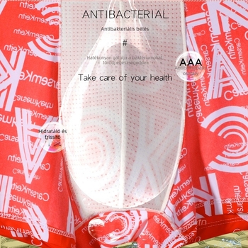 Férfi Ice Silk boxeralsó – lélegző, antibakteriális, kötött (Fő anyag: Nylon)