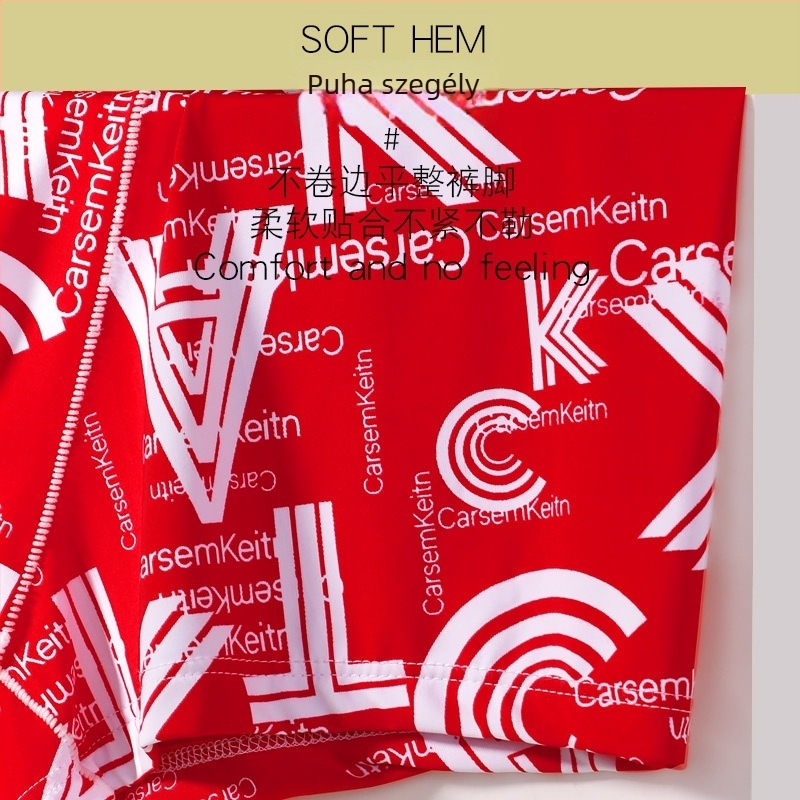 Férfi Ice Silk boxeralsó – lélegző, antibakteriális, kötött (Fő anyag: Nylon)