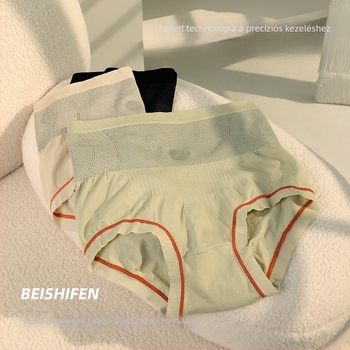 Nylon seamless női magas derekú formázó alsónemű, csípőemeléssel és légáteresztő kényelemmel