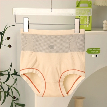 Nylon seamless női magas derekú formázó alsónemű, csípőemeléssel és légáteresztő kényelemmel