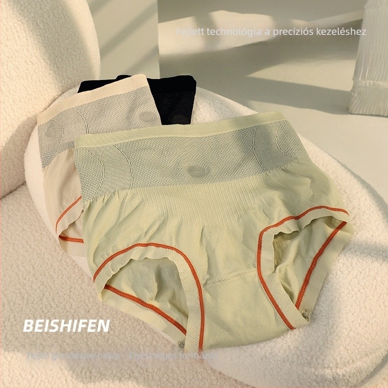 Nylon seamless női magas derekú formázó alsónemű, csípőemeléssel és légáteresztő kényelemmel