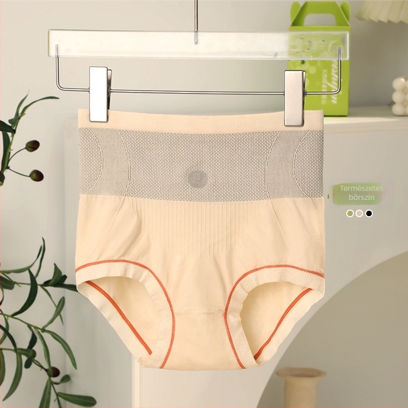 Nylon seamless női magas derekú formázó alsónemű, csípőemeléssel és légáteresztő kényelemmel