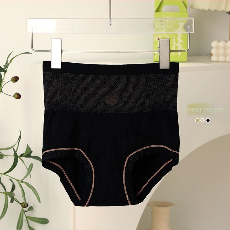 Nylon seamless női magas derekú formázó alsónemű, csípőemeléssel és légáteresztő kényelemmel