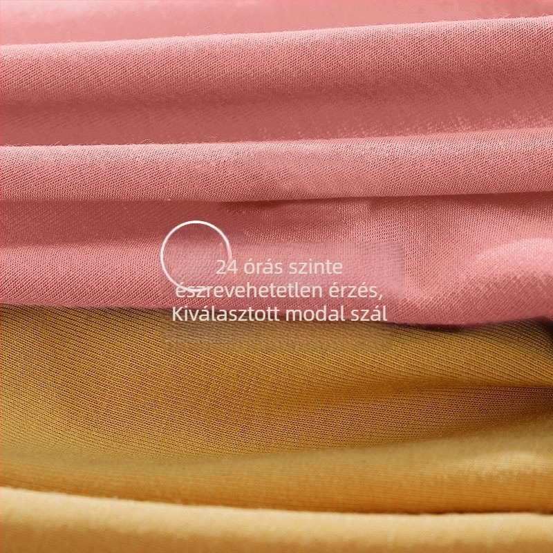 Modal középtalpas seamless alsó, 100% pamut belsővel — egyszínű mintázat